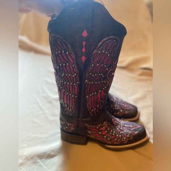 Dark Brown Corral Boots - Picture 7 of 8